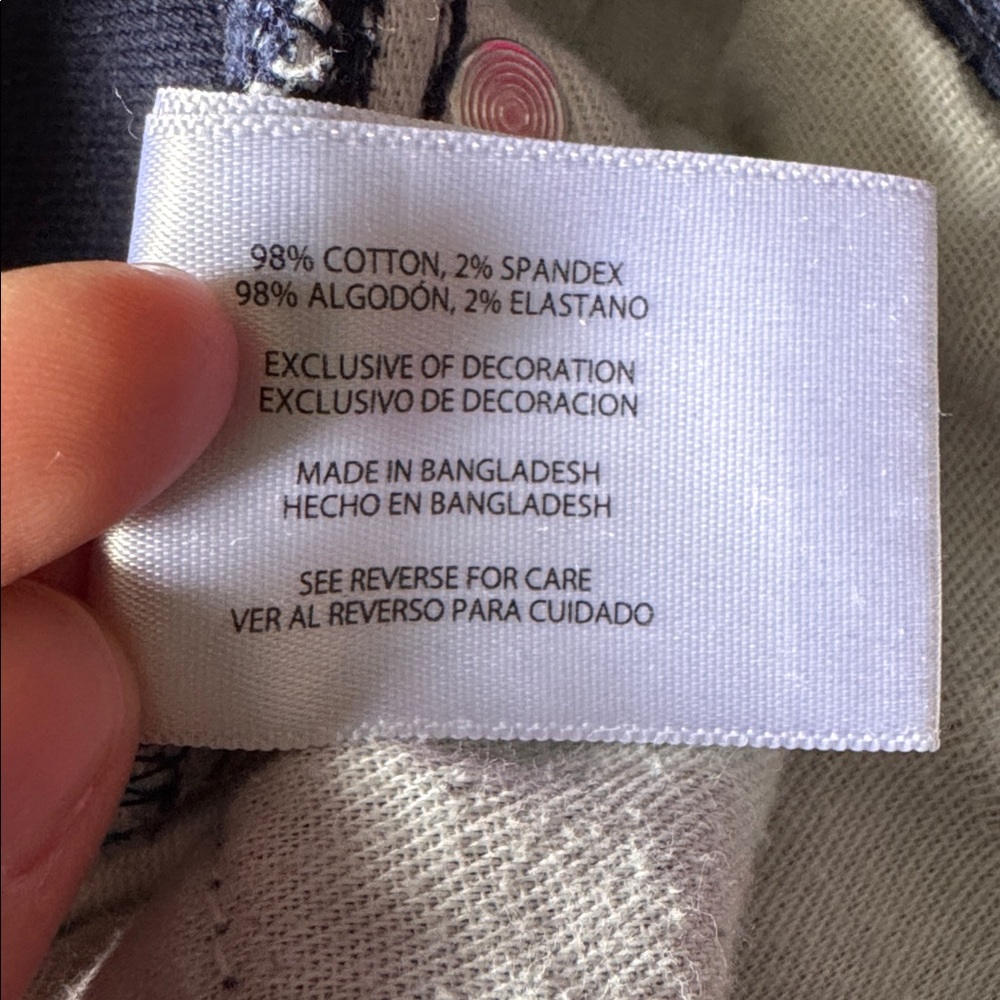 (4/$10) Banana Republic Navy Chino Pants - Picture 7 of 7
